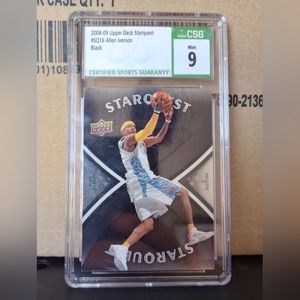 Allen Iverson 2008 Upper Deck Black Starquest CSG9 Denver Nuggets